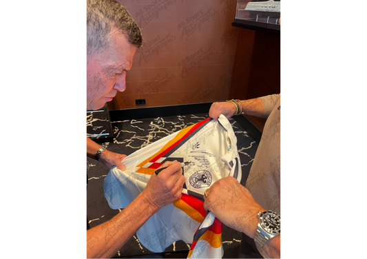 Lothar Matthäus Front Signed West Germany 1990 Shirt- 'A Nation's Hope'
