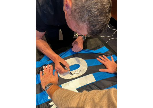 Lothar Matthäus Back Signed Retro Inter Milan 1990/91 Shirt- 'Ballon d'Or'