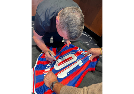 Lothar Matthäus Back Signed Retro Bayern Munich 1995/97 Shirt- 'The Leader of the Pack'