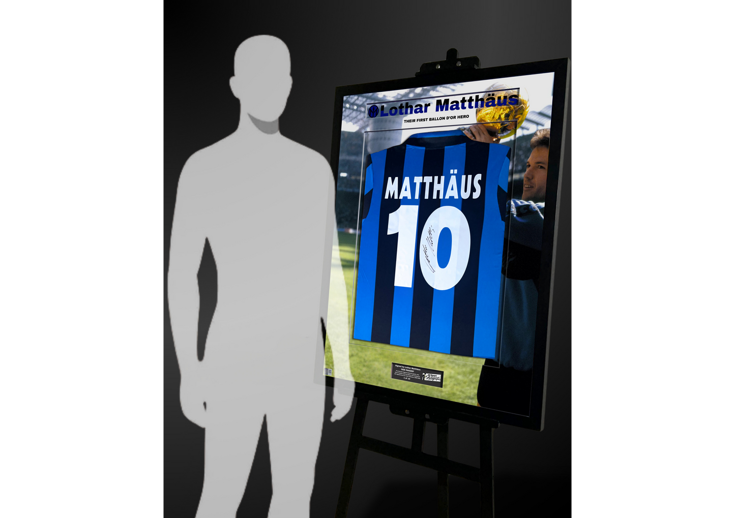 Lothar Matthäus Back Signed Retro Inter Milan 1990/91 Shirt- 'Ballon d'Or Hero'