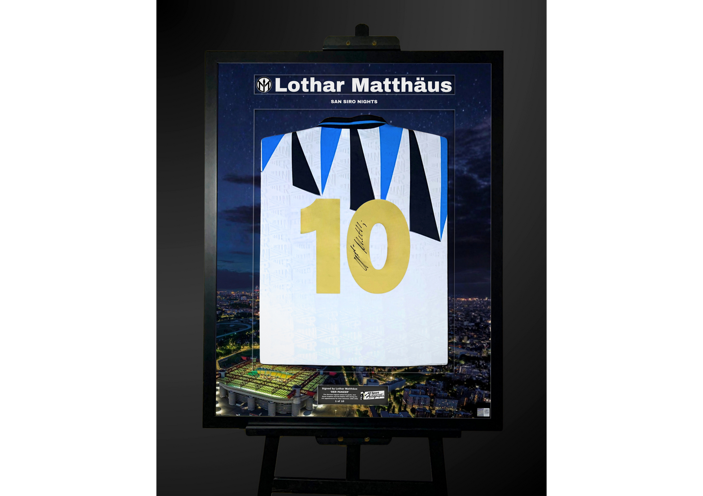 Lothar Matthäus Back Signed Retro Inter Milan 1991/92 Shirt- 'San Siro Nights'