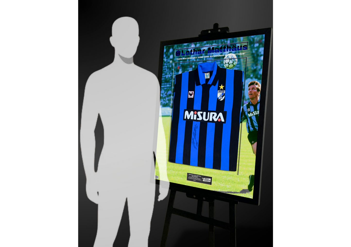 Lothar Matthäus Front Signed Inter Milan 1988/89 Shirt– 'Superhuman Matthäus'