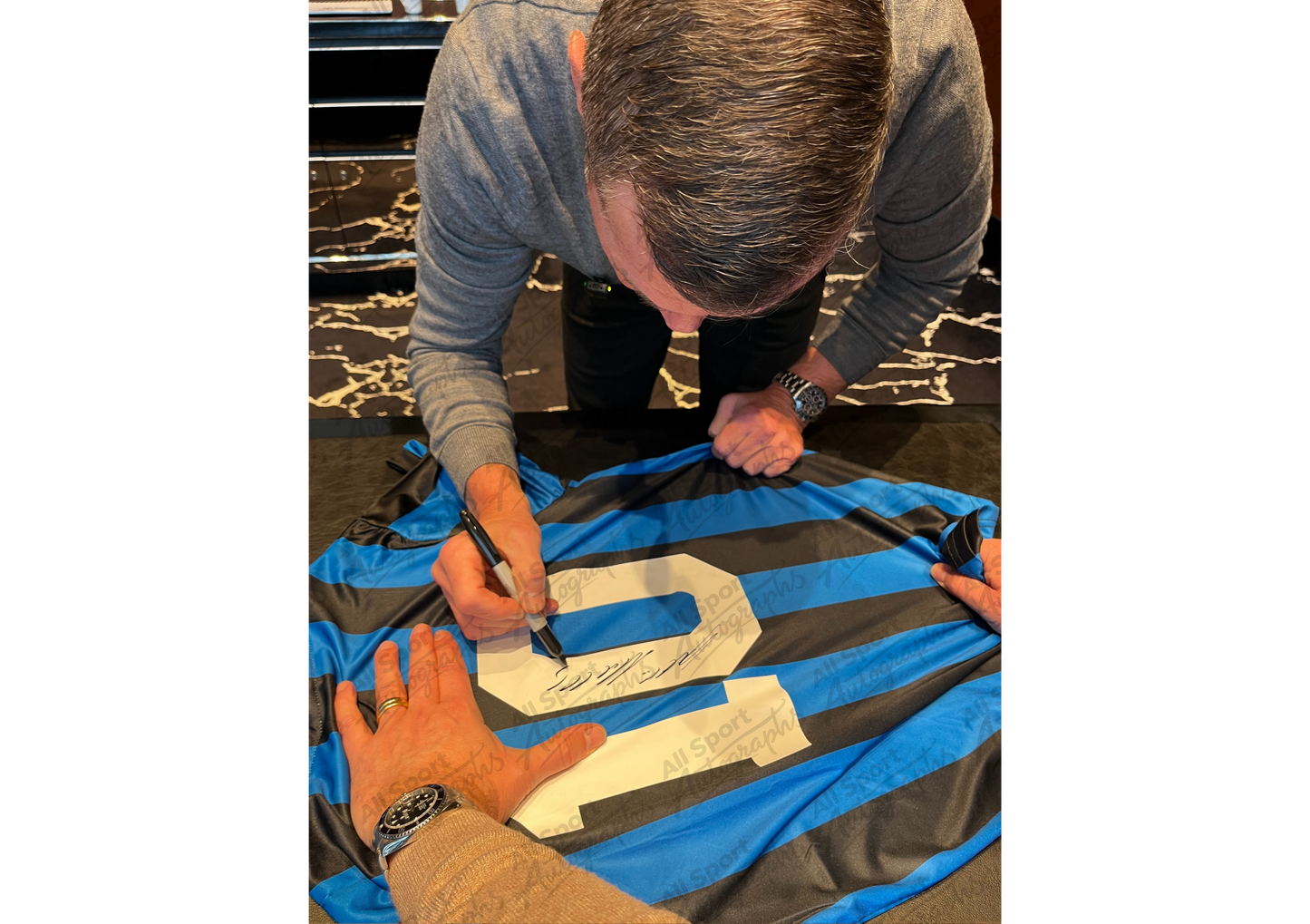 Lothar Matthäus Back Signed Retro Inter Milan 1988/89 Shirt- "The Best Rival I've Ever Had"