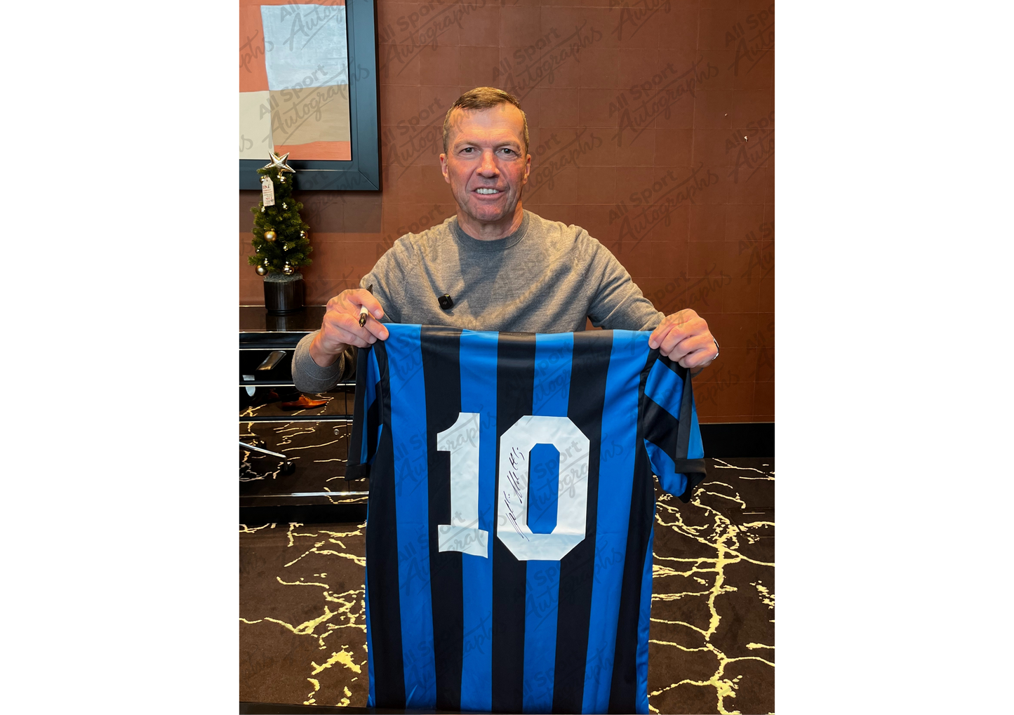 Lothar Matthäus Back Signed Retro Inter Milan 1988/89 Shirt- "The Best Rival I've Ever Had"