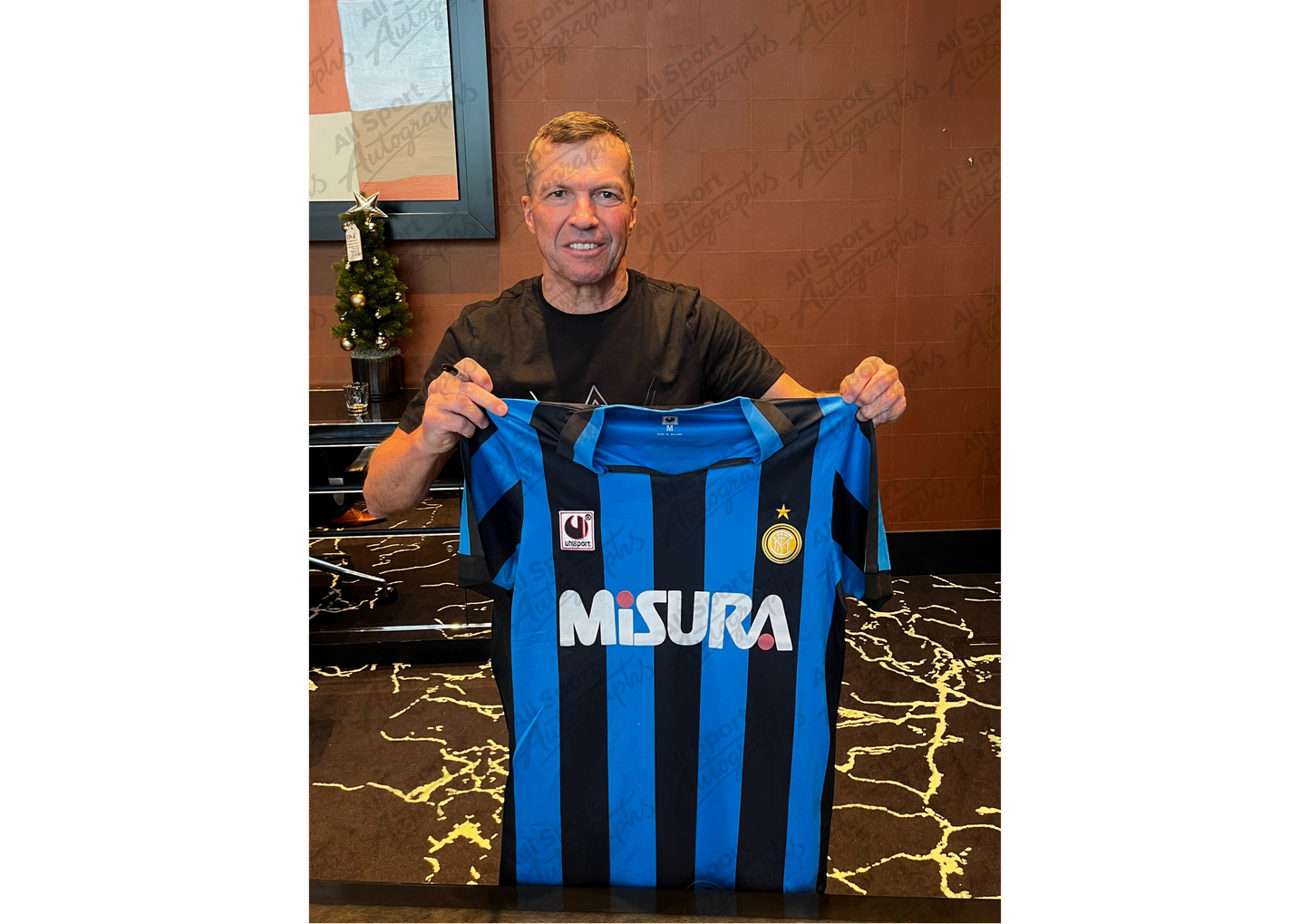 Lothar Matthäus Back Signed Retro Inter Milan 1990/91 Shirt- 'Ballon d'Or Hero'