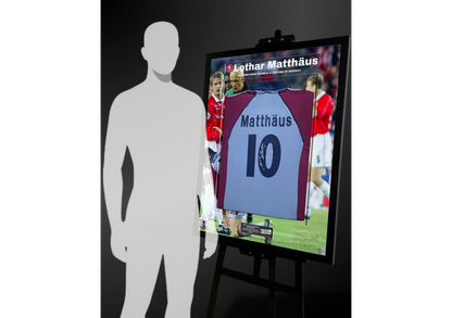 Lothar Matthäus Back Signed Retro Bayern Munich 1998/99 Shirt- 'Seconds From Triumph'