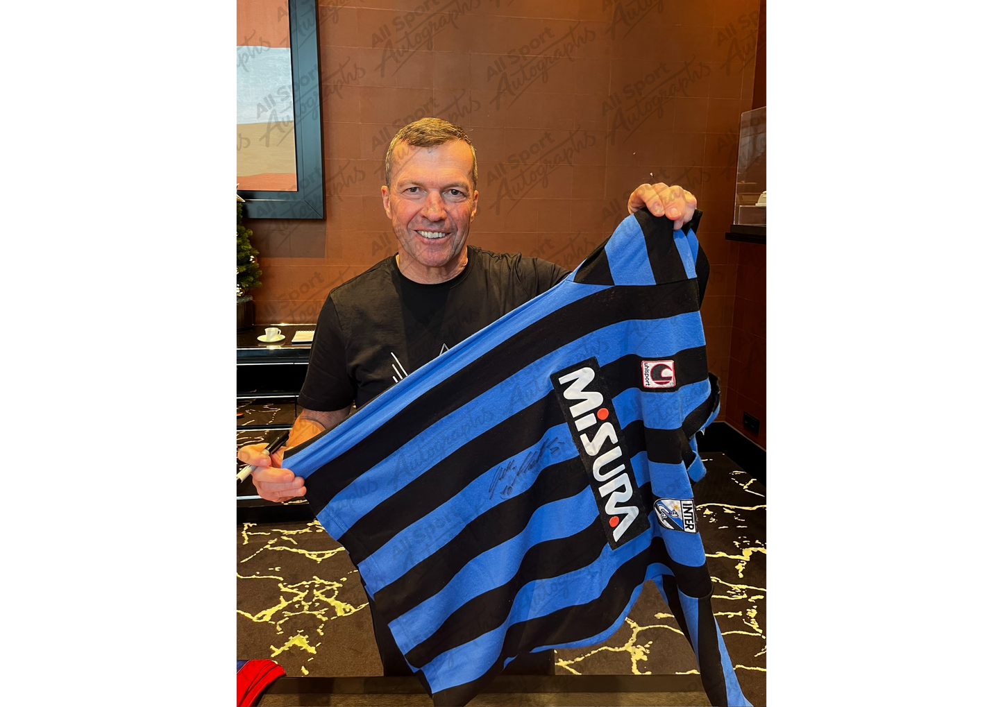 Lothar Matthäus Front Signed Inter Milan 1988/89 Shirt– 'Superhuman Matthäus'