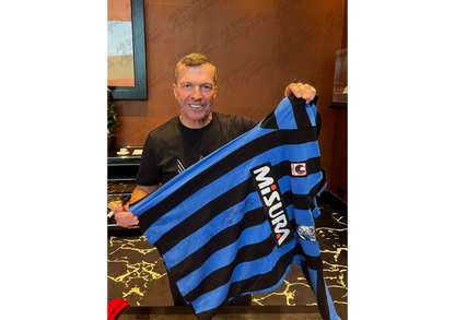Lothar Matthäus Front Signed Inter Milan 1988/89 Shirt– 'Superhuman Matthäus'