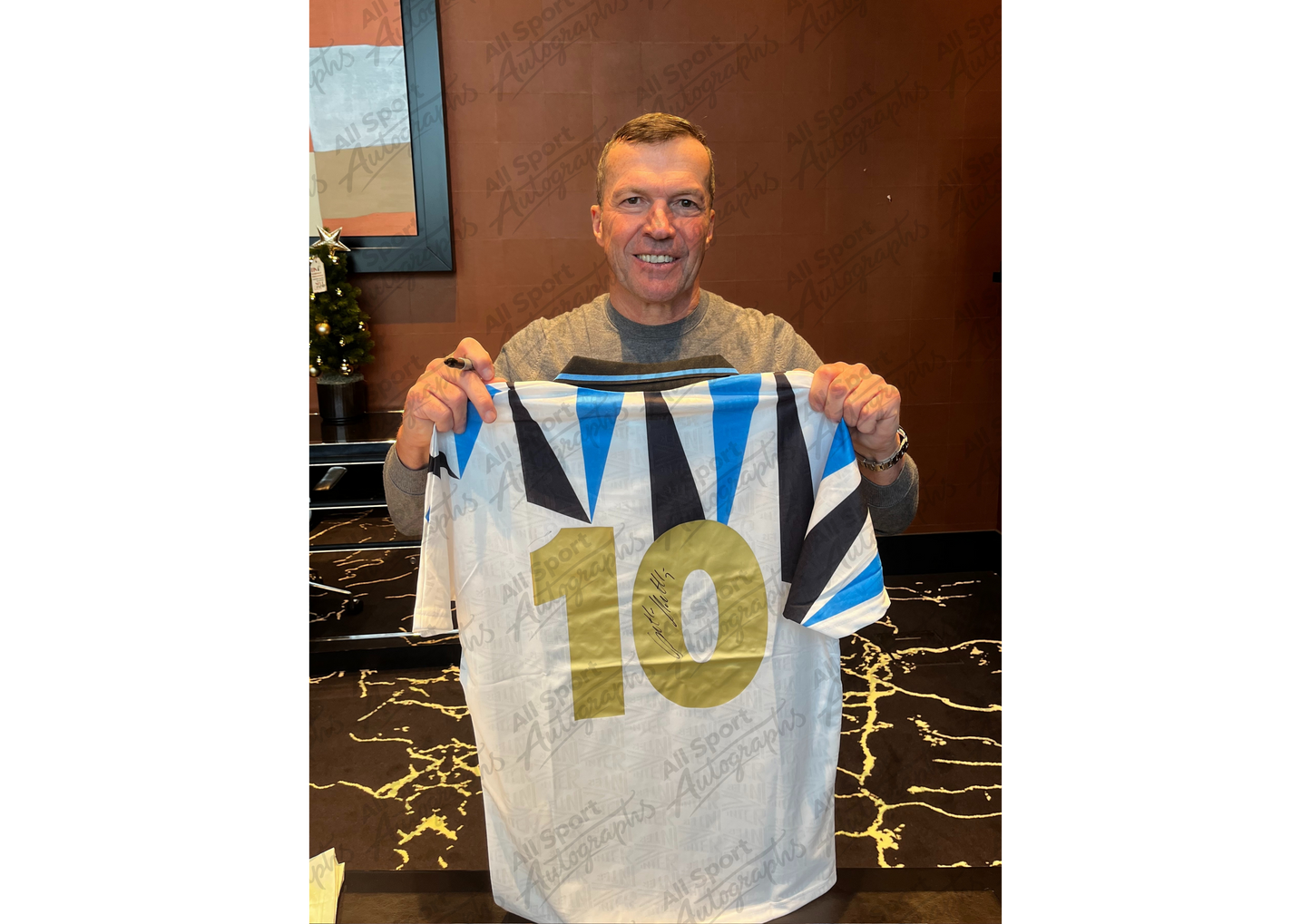 Lothar Matthäus Back Signed Retro Inter Milan 1991/92 Shirt- 'San Siro Nights'