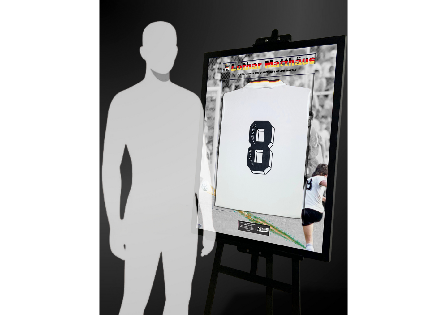 Lothar Matthäus Back Signed Retro West Germany 1986 Shirt- 'Der Panzer'