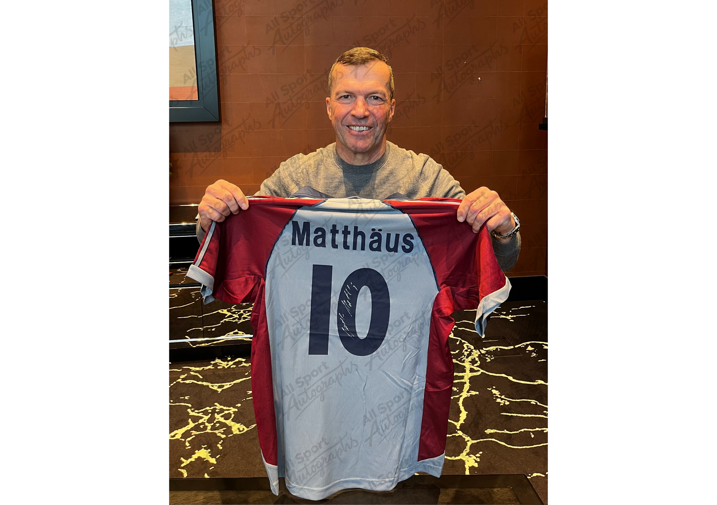 Lothar Matthäus Back Signed Retro Bayern Munich 1998/99 Shirt- 'Seconds From Triumph'