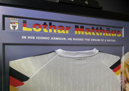 Lothar Matthäus Back Signed Retro West Germany 1990 Shirt- 'The Dream of a Nation'