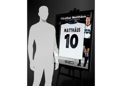 Lothar Matthäus Back Signed Retro Inter Milan 1990/91 Shirt- 'Crafted in Germania, Forged in Milano'