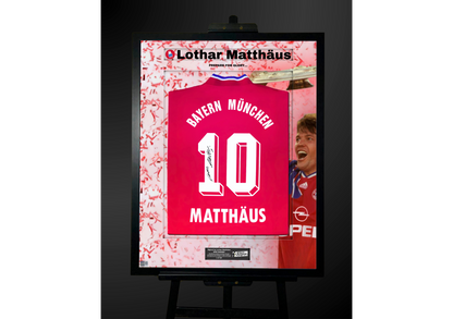 Lothar Matthäus Back Signed Retro Bayern Munich 1993/95 Shirt- 'Prepare for Glory...'
