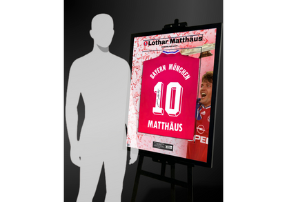 Lothar Matthäus Back Signed Retro Bayern Munich 1993/95 Shirt- 'Prepare for Glory...'