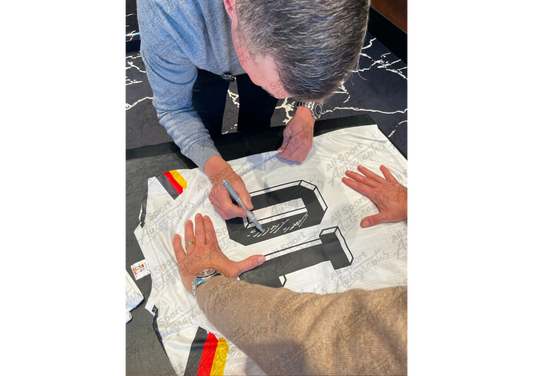 Lothar Matthäus Back Signed Retro West Germany 1990 Shirt- 'The Dream of a Nation'