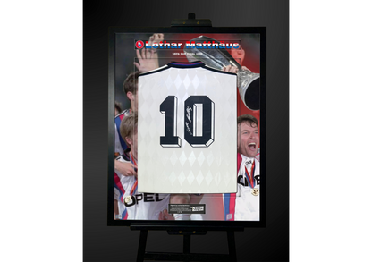 Lothar Matthäus Back Signed Retro Bayern Munich 1995/96 Shirt- 'UEFA Cup Final 1996'
