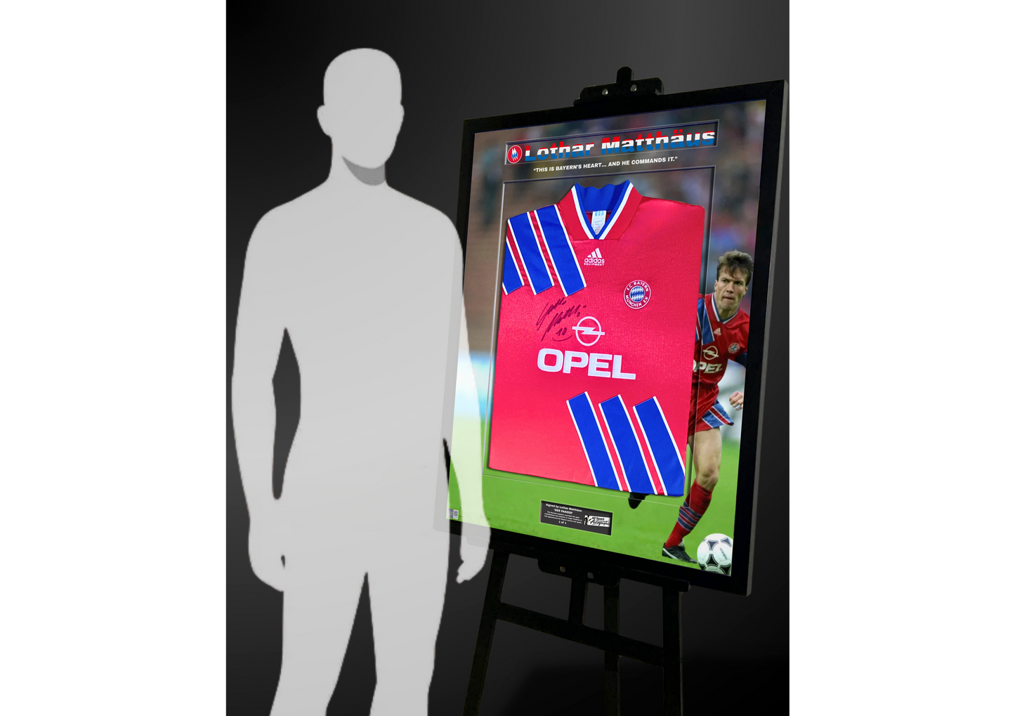 Lothar Matthäus Front Signed Bayern Munich 1993/95 Shirt- 'Bayern's Heart'