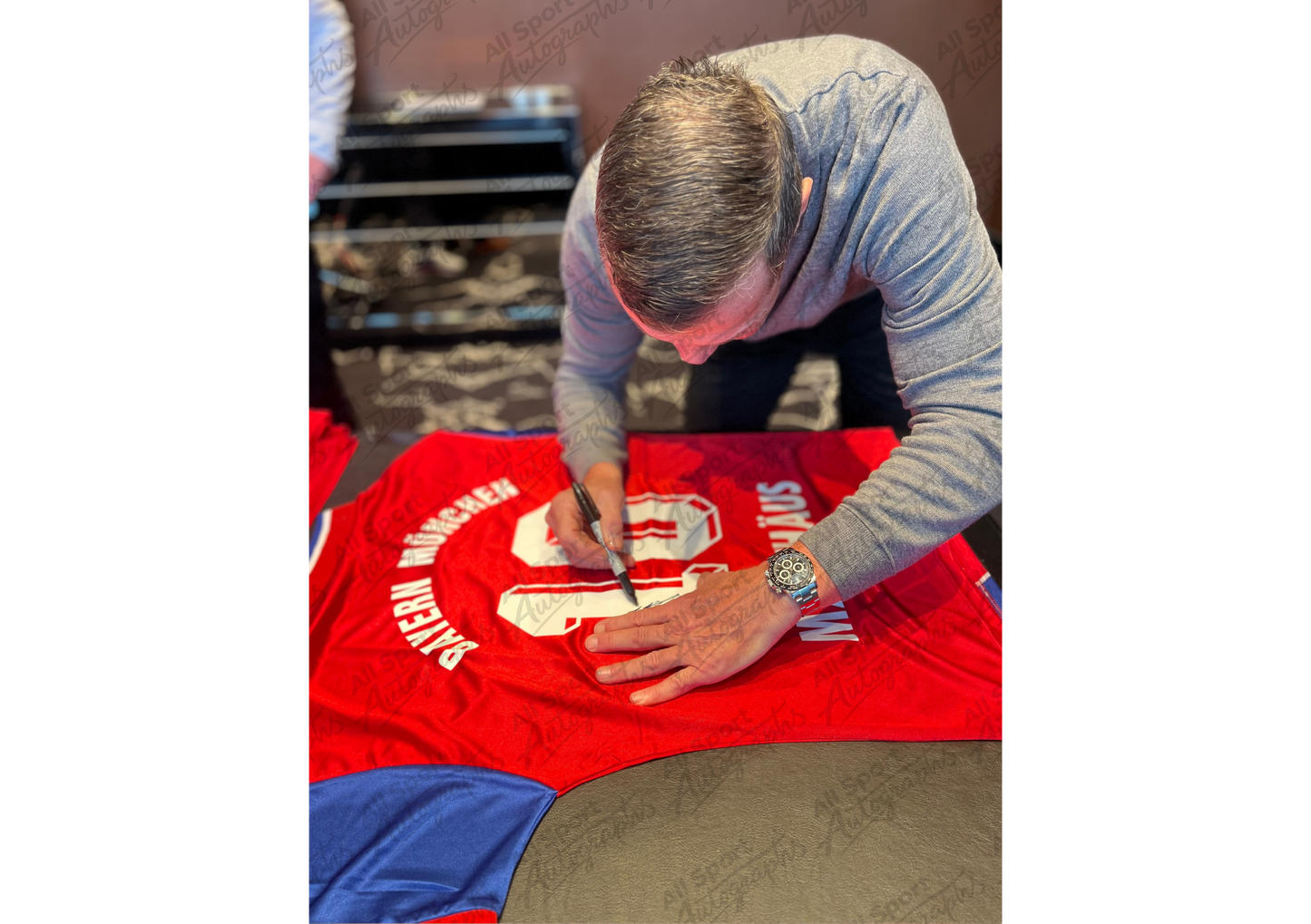 Lothar Matthäus Back Signed Retro Bayern Munich 1993/95 Shirt- 'Prepare for Glory...'