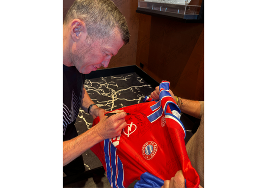 Lothar Matthäus Front Signed Bayern Munich 1993/95 Shirt- 'Bayern's Heart'