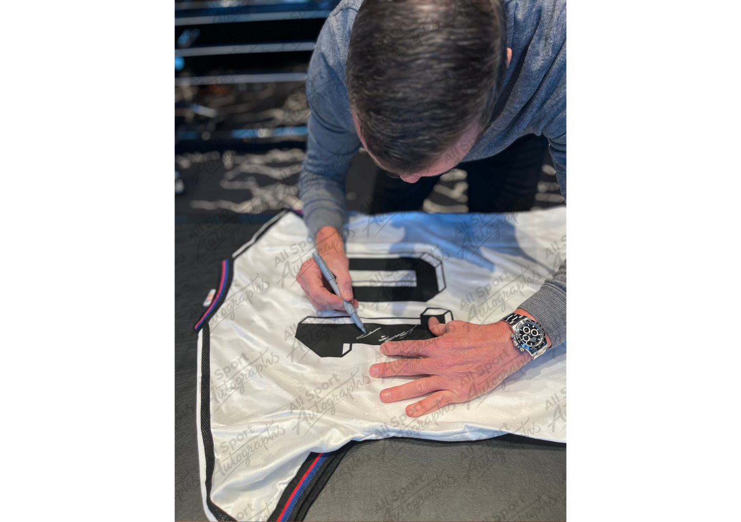 Lothar Matthäus Back Signed Retro Bayern Munich 1995/96 Shirt- 'UEFA Cup Final 1996'