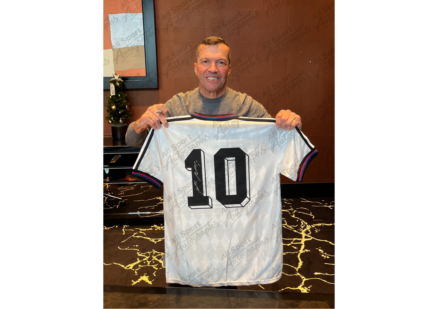 Lothar Matthäus Back Signed Retro Bayern Munich 1995/96 Shirt- 'UEFA Cup Final 1996'