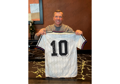 Lothar Matthäus Back Signed Retro Bayern Munich 1995/96 Shirt- 'UEFA Cup Final 1996'