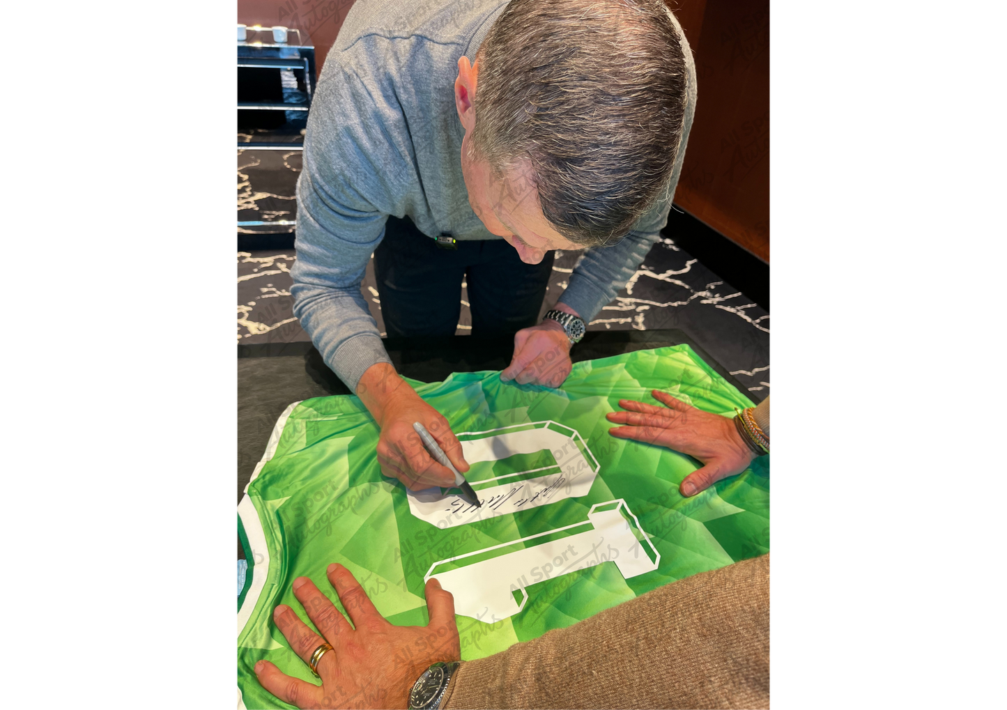 Lothar Matthäus Back Signed Retro West Germany 1990 Shirt- 'Matthäus and Gazza'