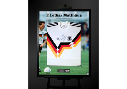 Lothar Matthäus Front Signed West Germany 1990 Shirt- 'A Nation's Hope'