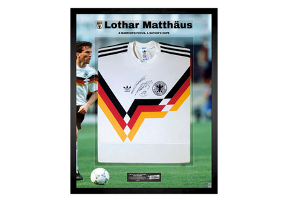 Lothar Matthäus Front Signed West Germany 1990 Shirt- 'A Nation's Hope'