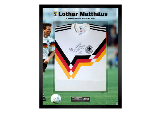 Lothar Matthäus Front Signed West Germany 1990 Shirt- 'A Nation's Hope'