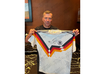 Lothar Matthäus Front Signed West Germany 1990 Shirt- 'A Nation's Hope'