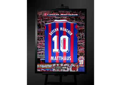 Lothar Matthäus Back Signed Retro Bayern Munich 1995/97 Shirt- 'The Leader of the Pack'