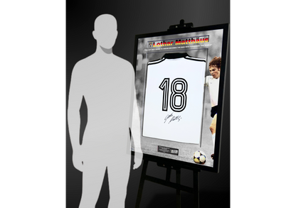 Lothar Matthäus Back Signed Retro West Germany 1980 Shirt- 'A Boy with a Dream'