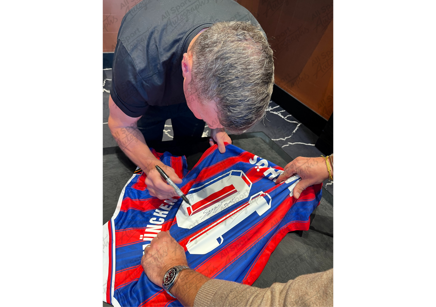 Lothar Matthäus Back Signed Retro Bayern Munich 1995/97 Shirt- 'Der Klassiker'