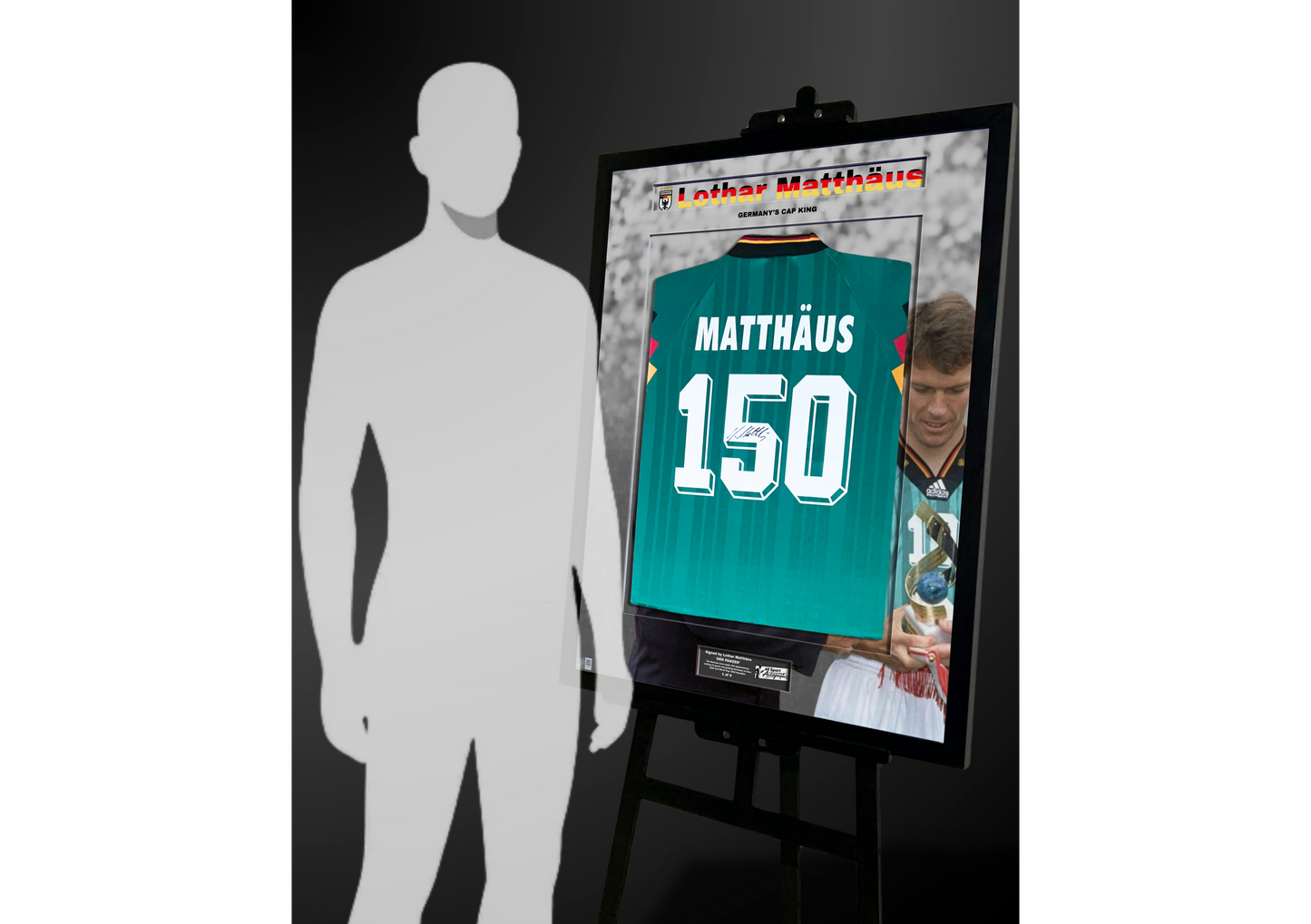 Lothar Matthäus Back Signed Retro Germany 1992/94 Shirt- 'Germany's Cap King'