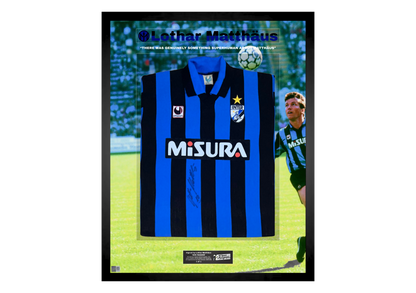 Lothar Matthäus Front Signed Inter Milan 1988/89 Shirt– 'Superhuman Matthäus'